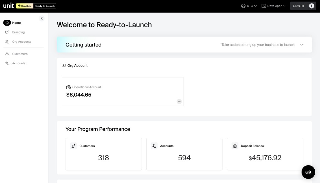 Ready-To-Launch Dashboard